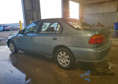 2000 Honda Civic Base z USA, uszkodzony, nr VIN 2HGEJ6613YH569391